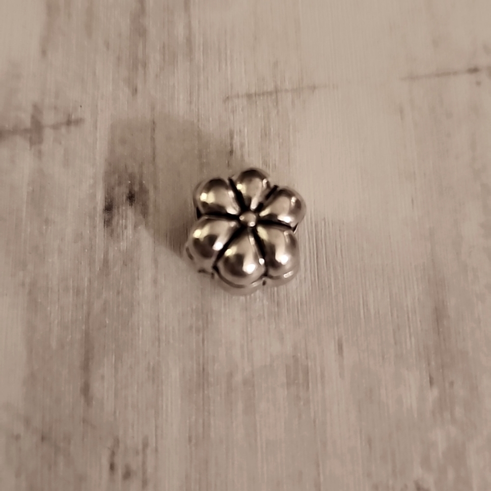 FLOWER  Charm for European Style Bracelets Fits Pandora Systems
